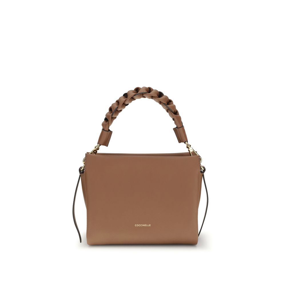 Coccinelle Beige Calf Leather Handbag nan