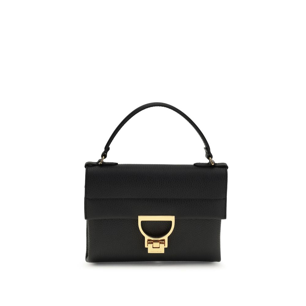 Coccinelle Black Calf Leather Handbag nan