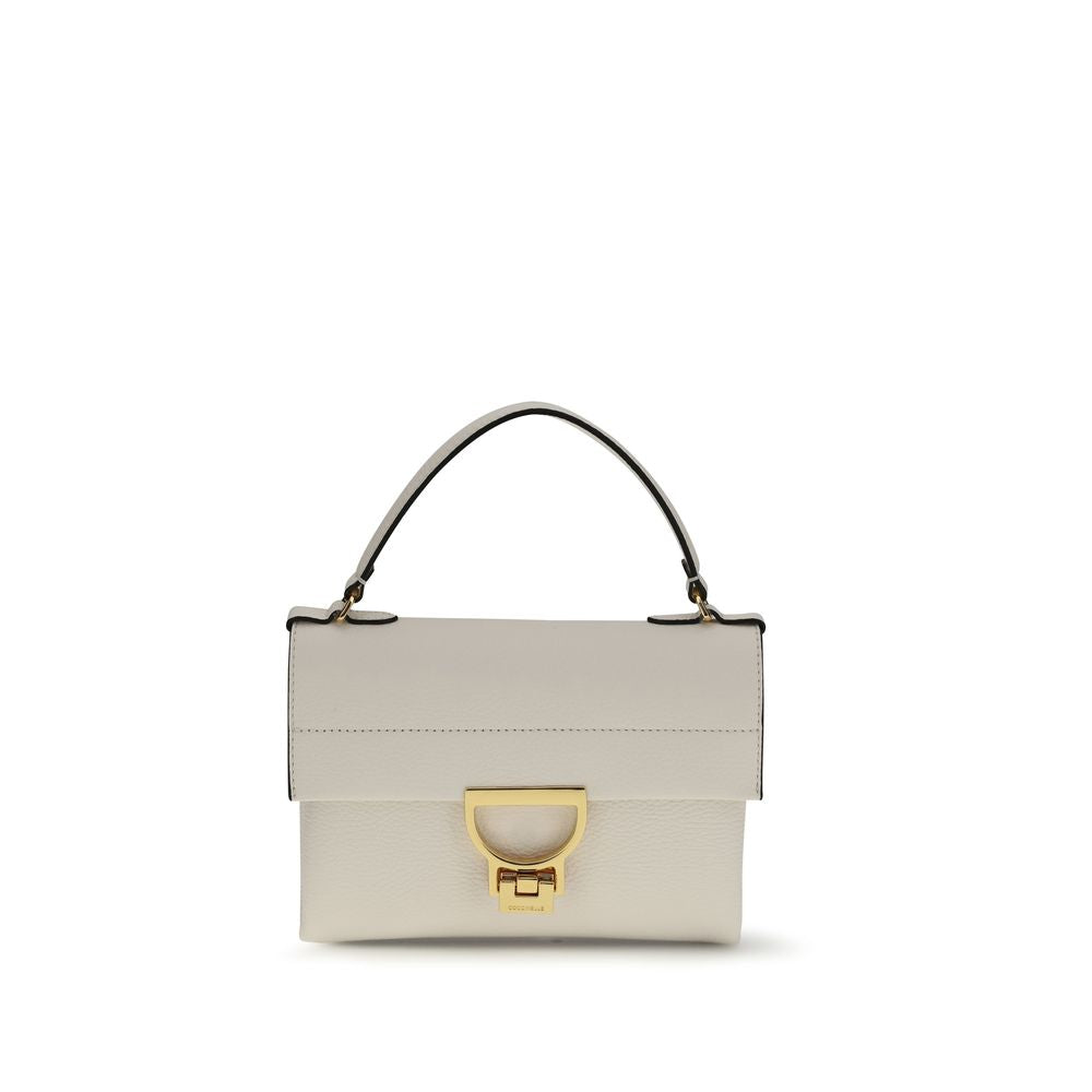 Coccinelle Cream Calf Leather Handbag nan