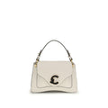 Coccinelle Cream Calf Leather Shoulder Bag nan