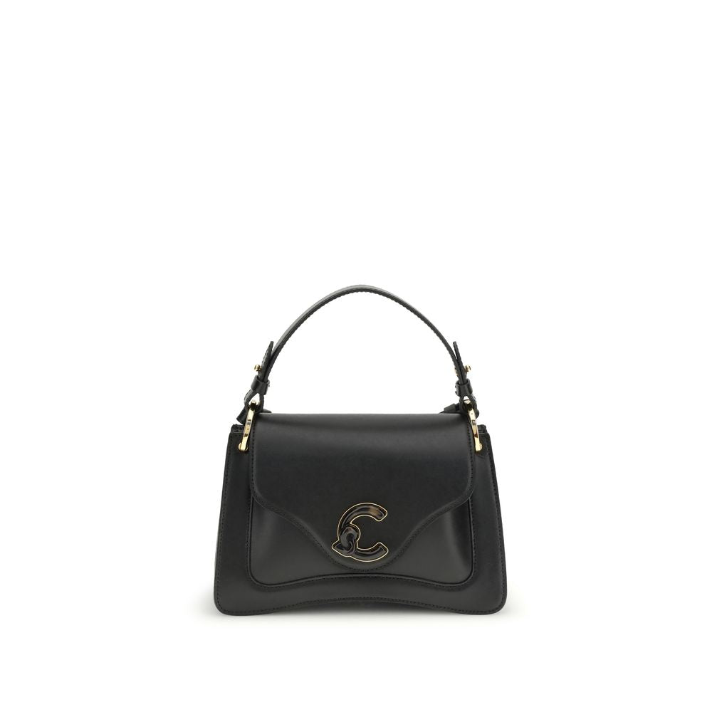 Coccinelle Black Calf Leather Shoulder Bag nan