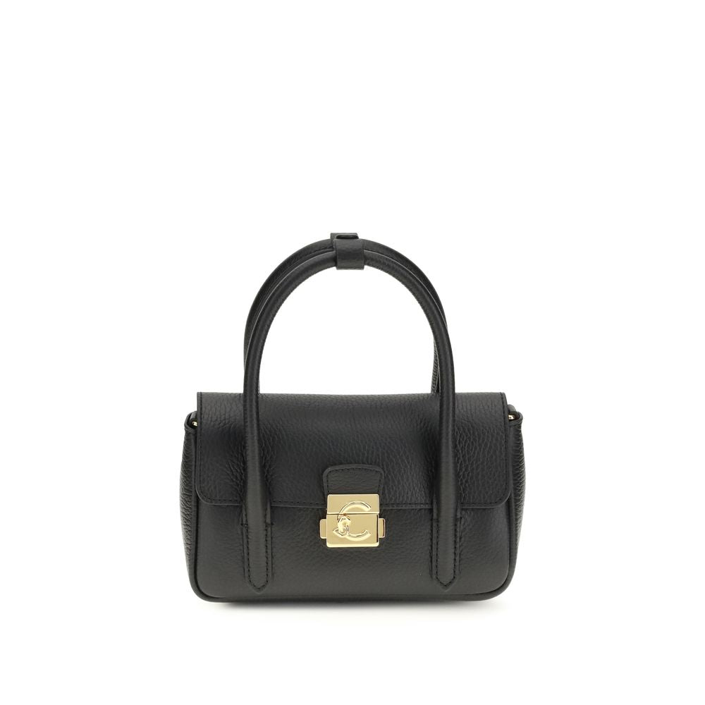 Coccinelle Black Calf Leather Handbag nan