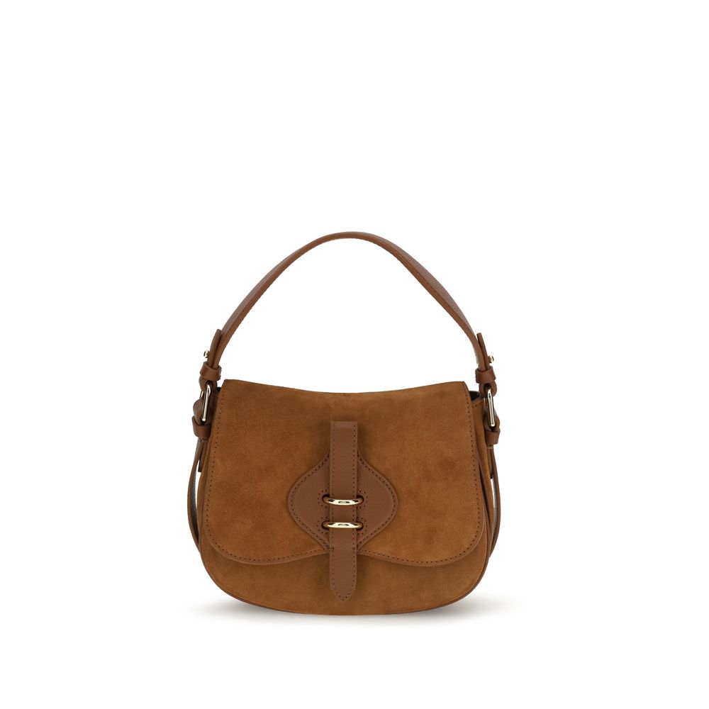 Coccinelle Brown Calf Leather Shoulder Bag nan