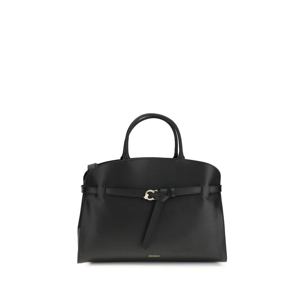 Coccinelle Black Calf Leather Handbag nan