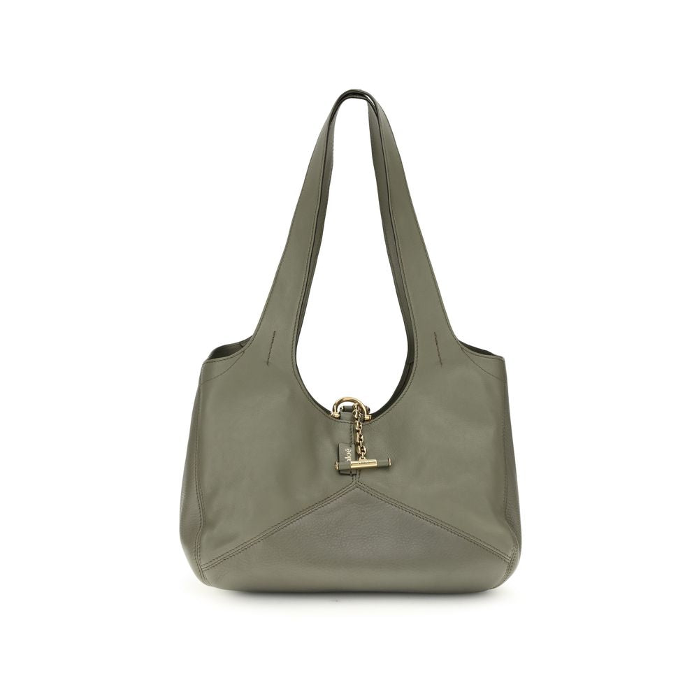 Chloé Bicolor Calf Leather Shoulder Bag nan