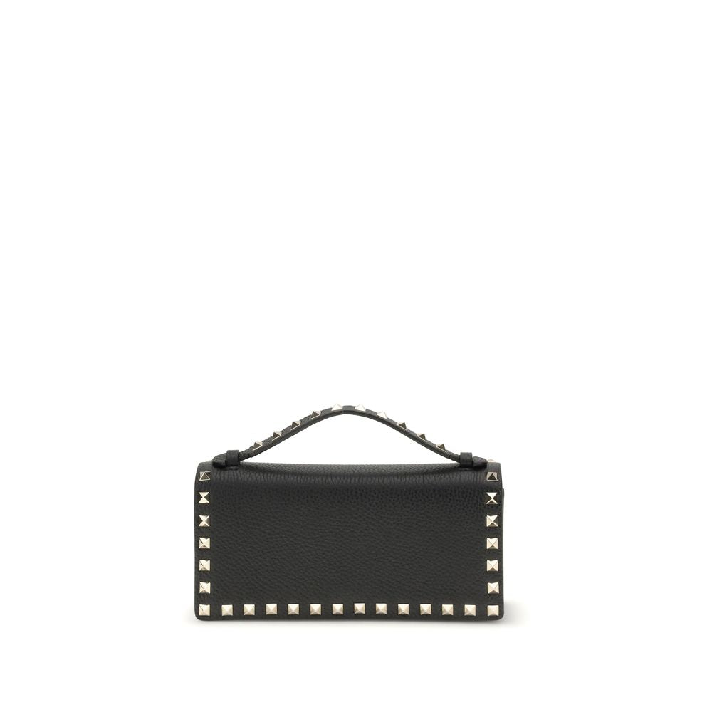 Valentino Garavani Black Calf Leather Wallet nan