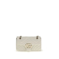 Gucci White Calf Leather Shoulder Bag nan