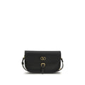 Valentino Garavani Black Calf Leather Shoulder Bag nan