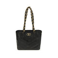 Valentino Garavani Black Napa Leather / Calf Bos Taurus Shoulder Bag