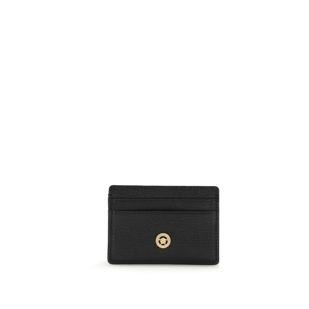 Versace Black Goatskin Wallet nan