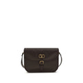 Valentino Garavani Brown Calf Leather Shoulder Bag nan