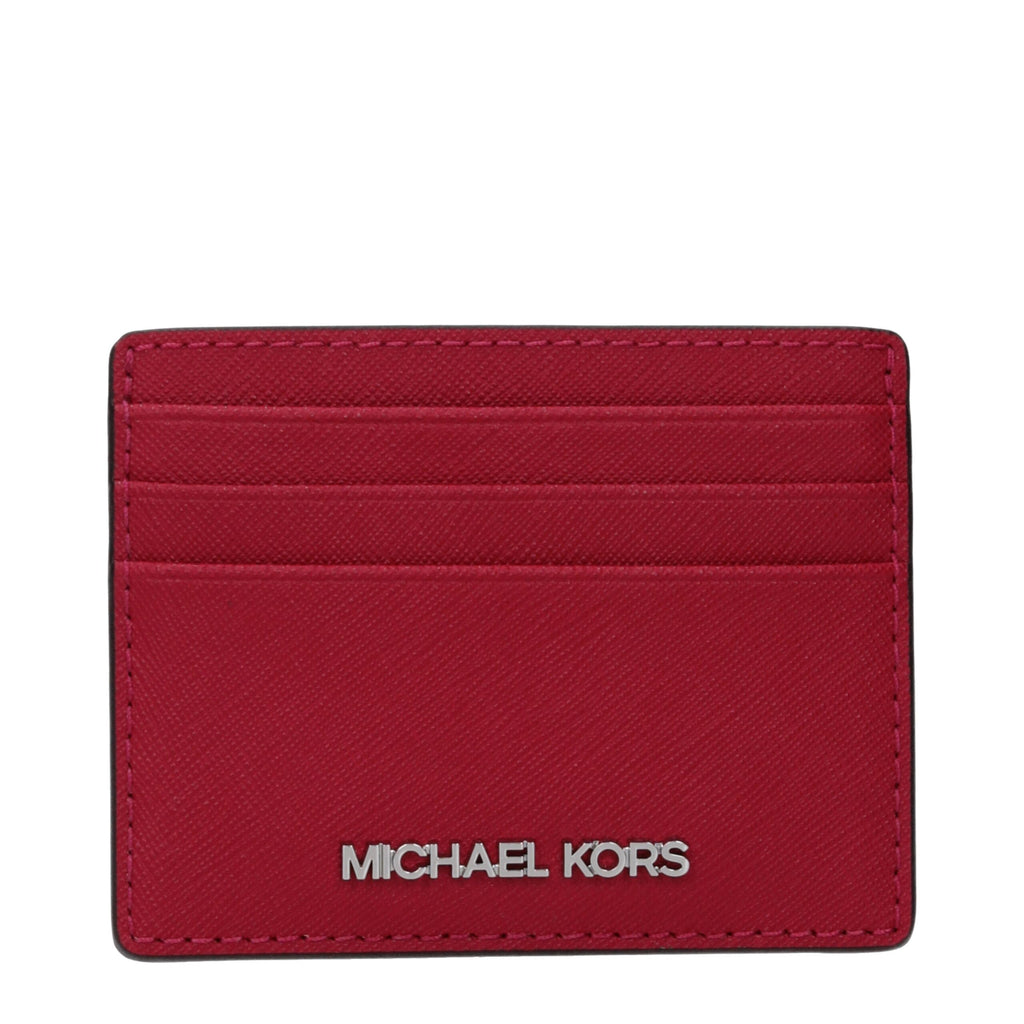 Michael Kors Red Leather Cardholder