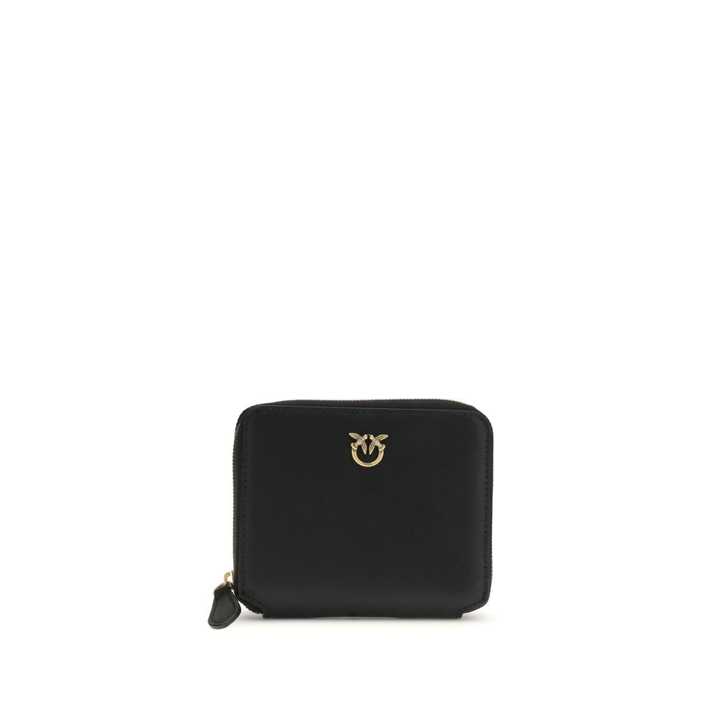 PINKO Black Calf Leather Wallet nan