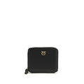 PINKO Black Calf Leather Wallet nan