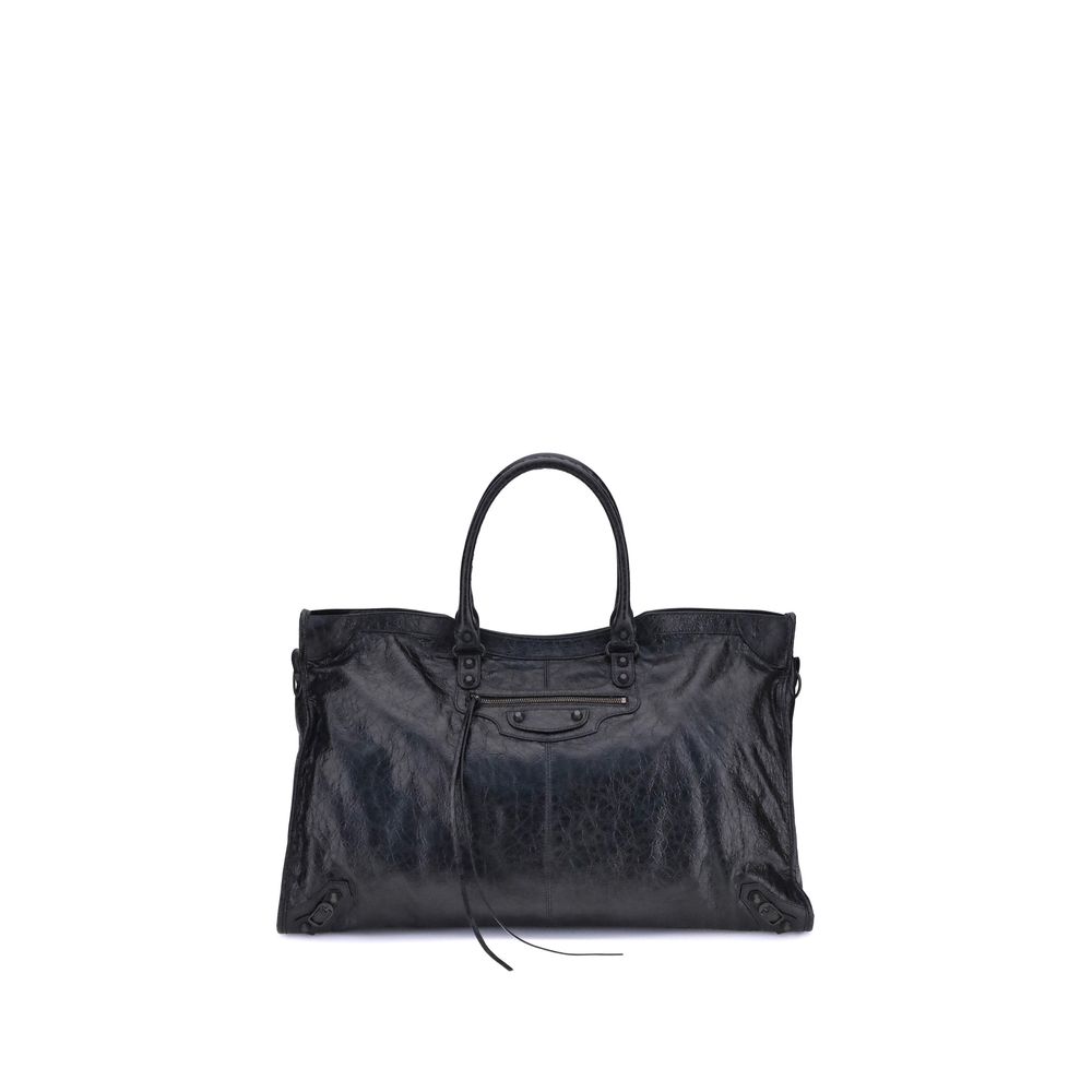 Balenciaga Black Lamb Ovis Aries Shoulder Bag nan