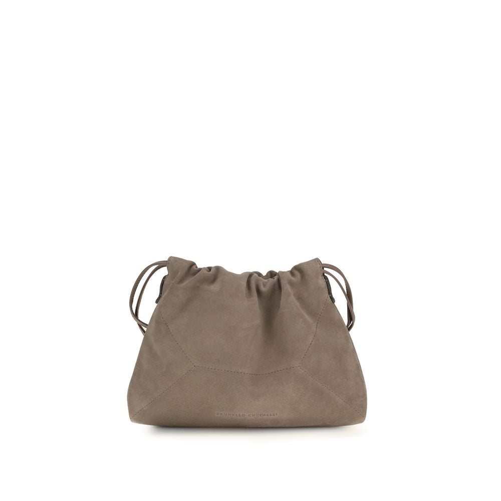 Brunello Cucinelli Beige Calf Leather Clutch Bag nan