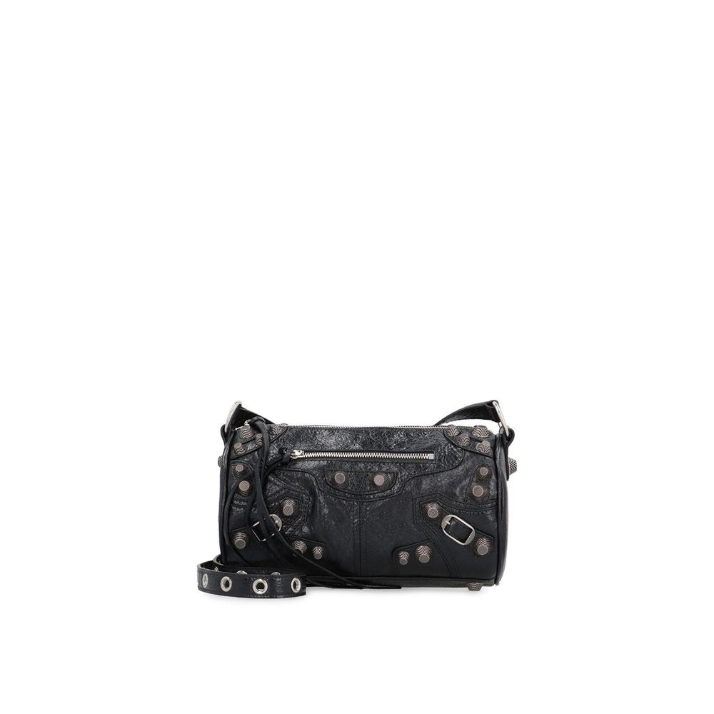 Balenciaga Black Lamb Leather Shoulder Bag nan