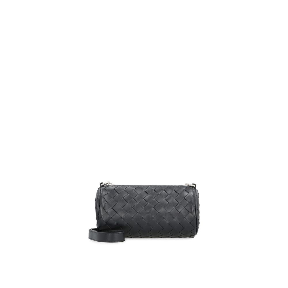 Bottega Veneta Black Calfskin Shoulder Bag nan