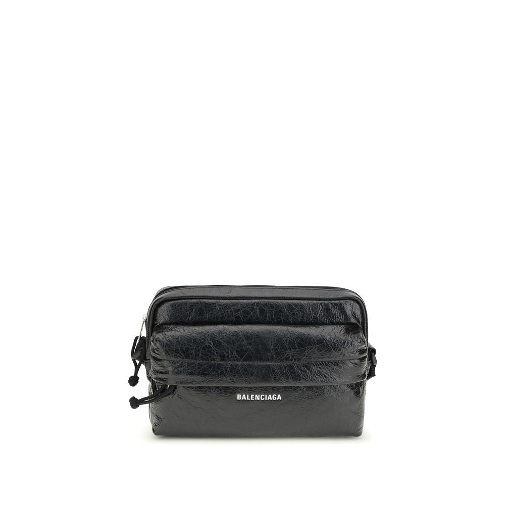 Balenciaga Black Lamb Ovis Aries Shoulder Bag nan