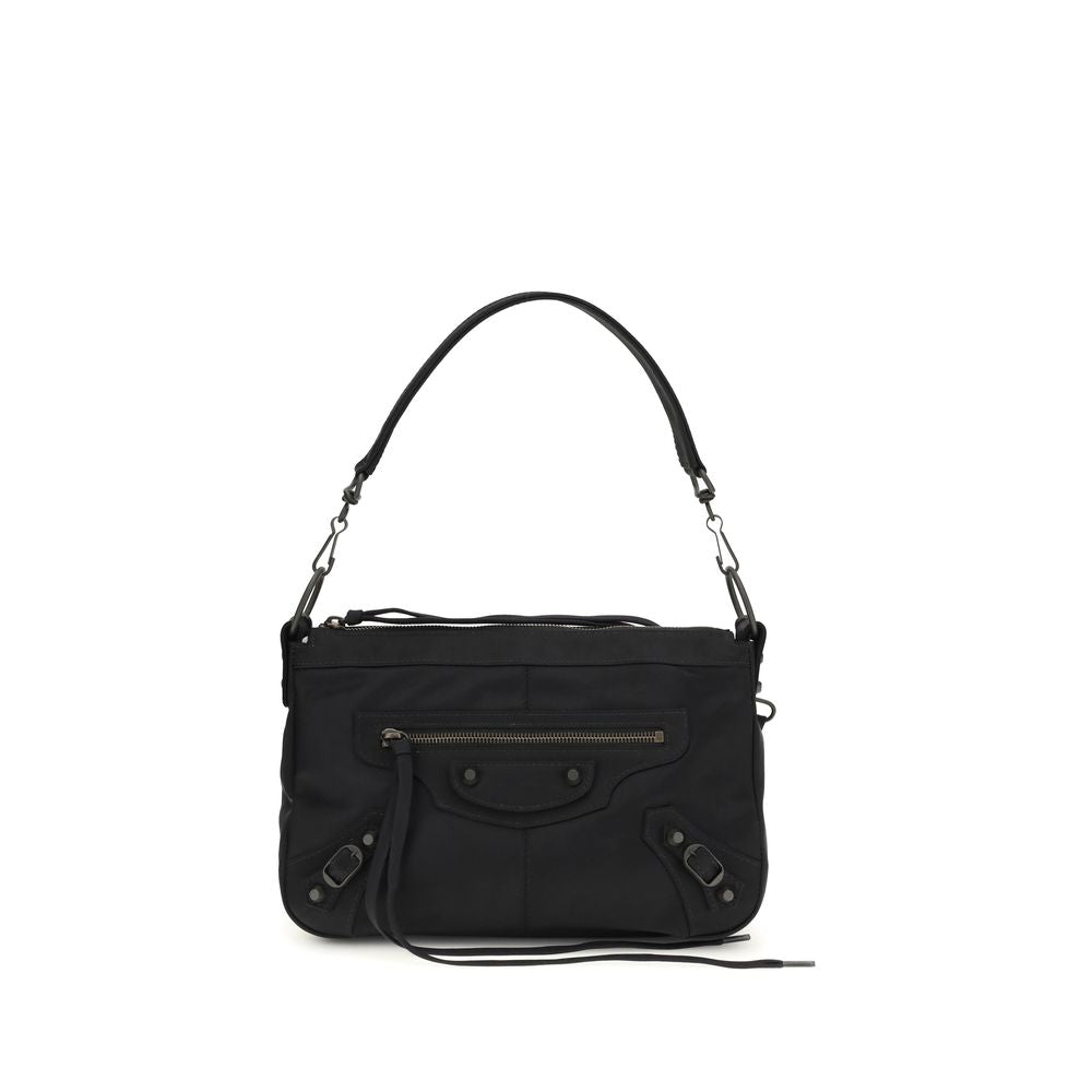Balenciaga Black Polyamide Shoulder Bag nan