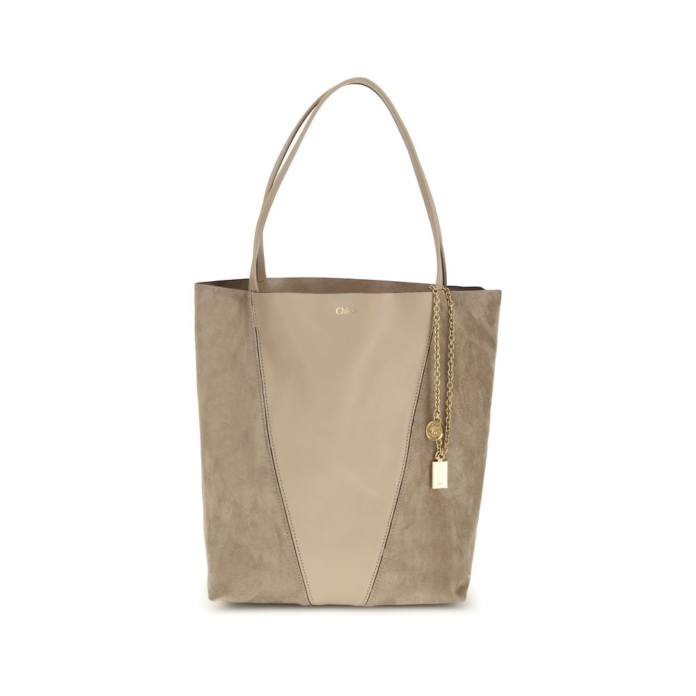 Chloé Beige Leather Shoulder Bag nan