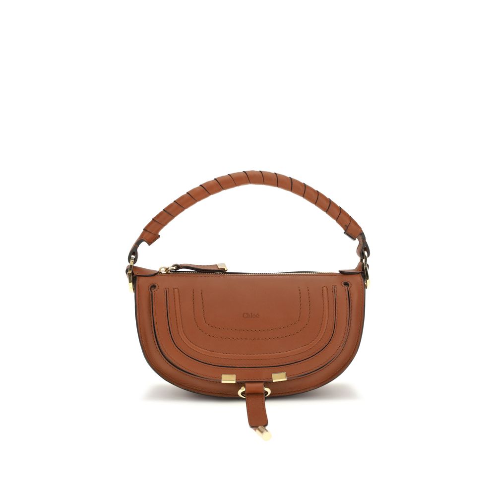 Chloé Brown Calf Leather Shoulder Bag nan