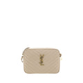 Saint Laurent Beige Calf Leather Shoulder Bag nan