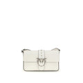 PINKO White Leather Shoulder Bag nan