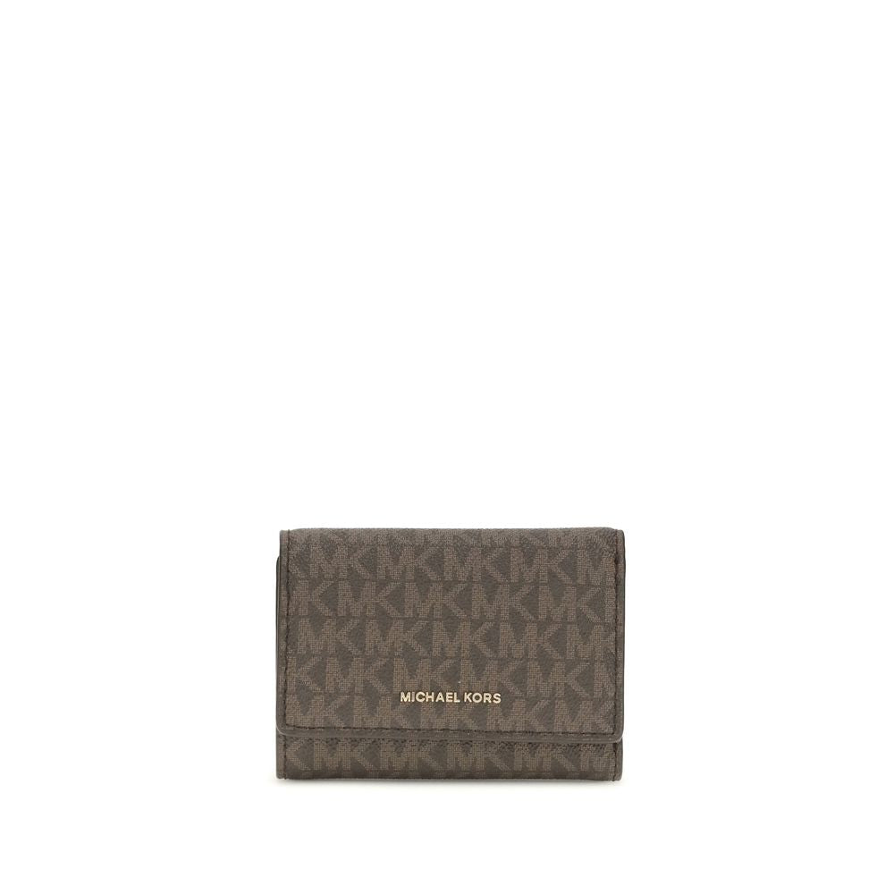 Michael Kors Brown Fabric Wallet nan