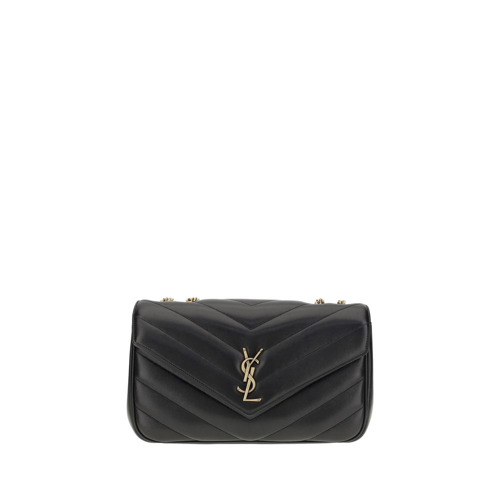 Saint Laurent Black Calf Leather Shoulder Bag nan