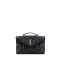Saint Laurent Black Lamb Ovis Aries Aries Shoulder Bag