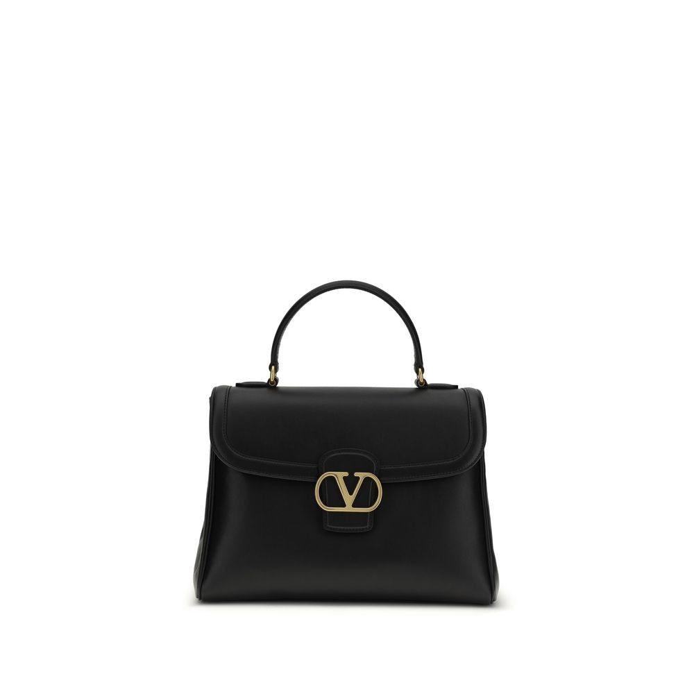 Valentino Garavani Black Calf Leather Handbag nan