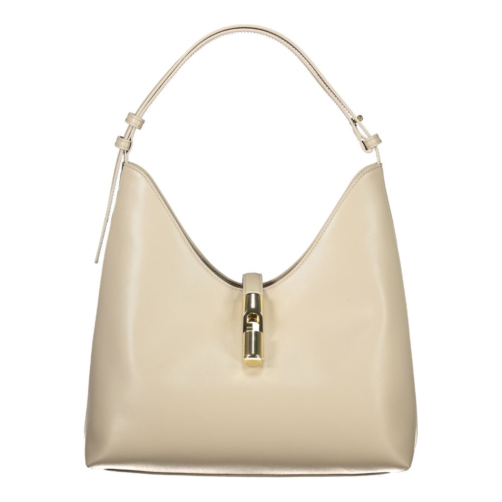 Furla Beige Leather Handbag nan
