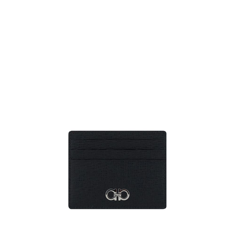Ferragamo Black Calf Leather Wallet nan