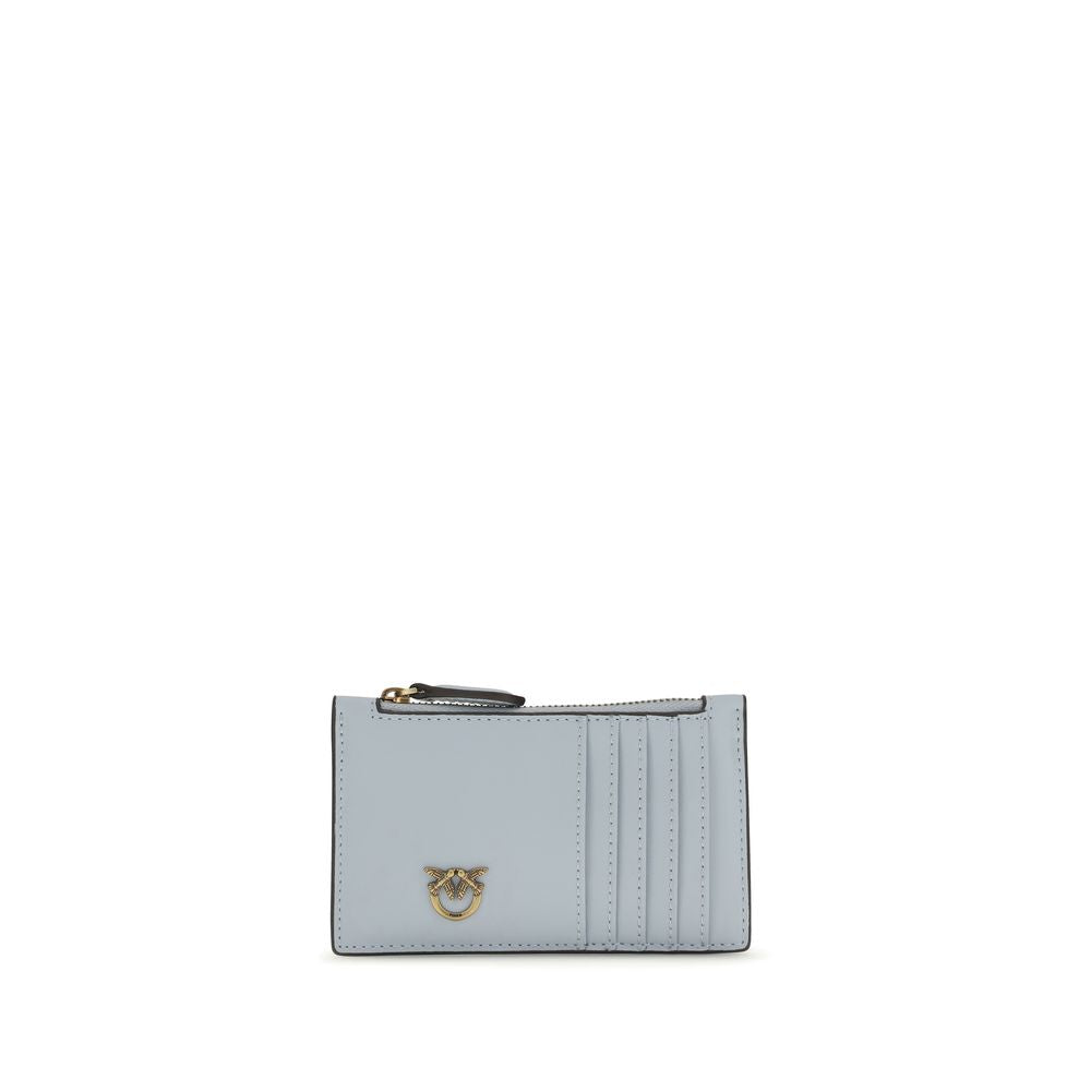 PINKO Blue Calf Leather Wallet nan