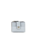 PINKO Blue Calf Leather Bos Taurus Wallet