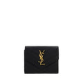 Saint Laurent Black Calf Leather Bos Taurus Wallet