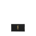 Saint Laurent Black Calf Leather Bos Taurus Wallet