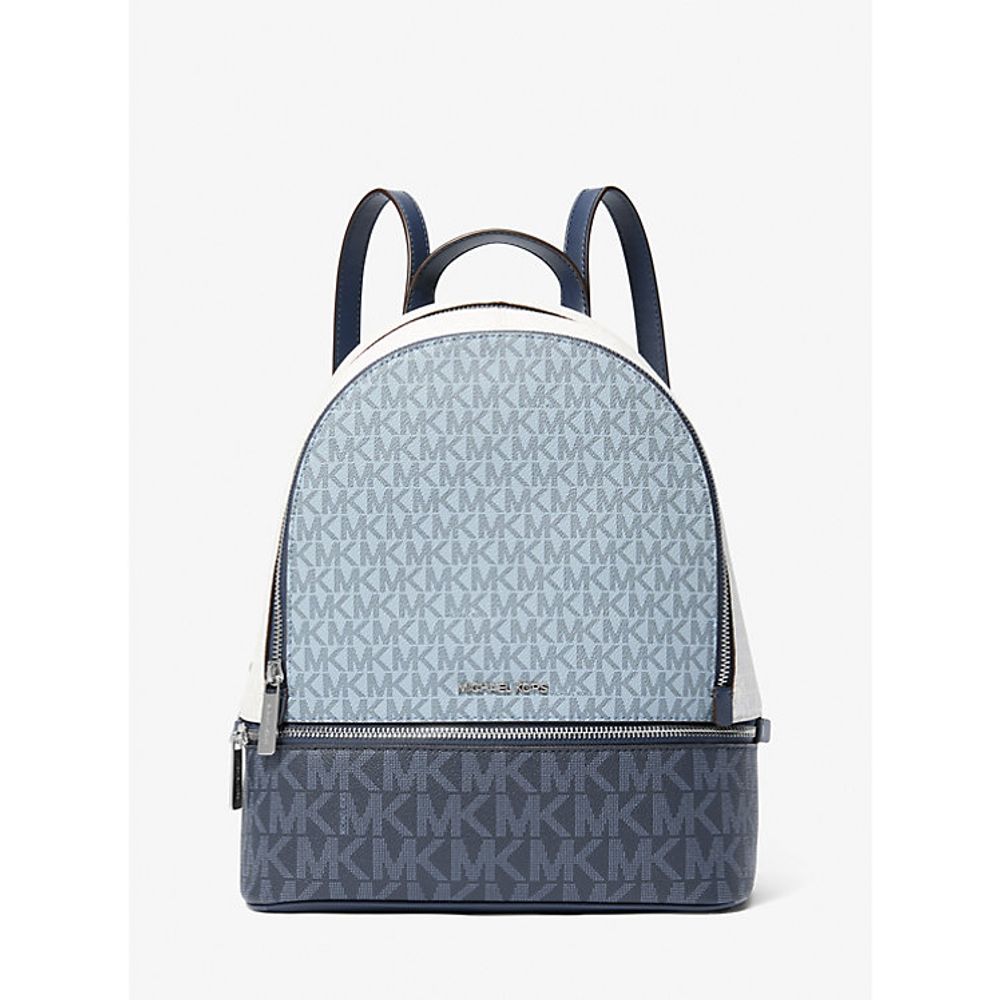 Michael Kors Blue Leather Backpack