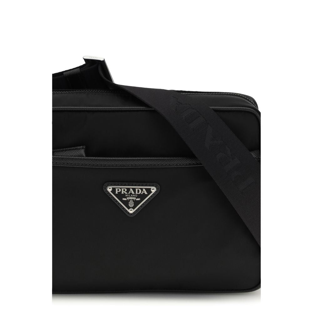 Prada Black Recycled Polyamide Shoulder Bag