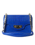 Balenciaga Blue Exotic Leather Neo Classic Purse Shoulder Handbag Bag nan