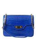Balenciaga Blue Exotic Leather Neo Classic Small Shoulder Bag nan