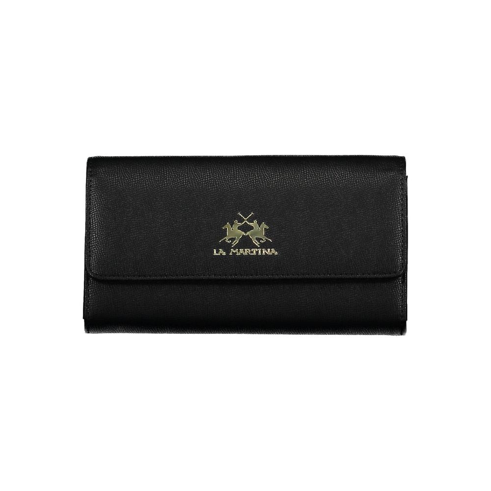 La Martina Black Polyethylene Women Wallet nan
