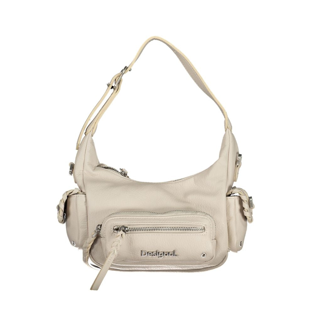 Desigual Bianco Poliuretano Women Handbag nan