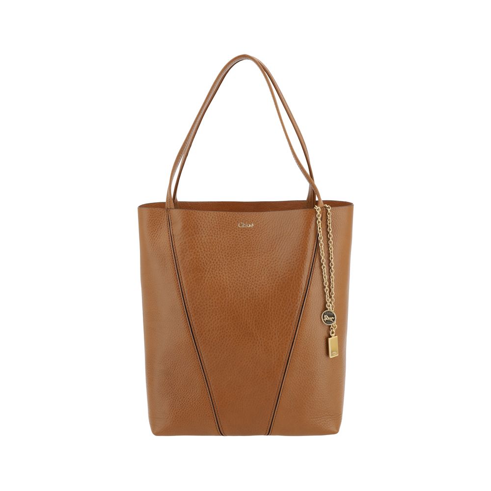 Chloé Brown Calf Leather Shoulder Bag nan
