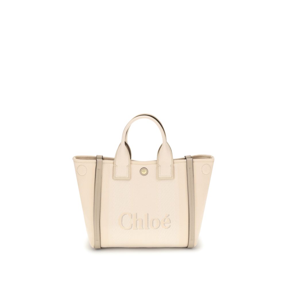 Chloé Beige Cotton Handbag nan