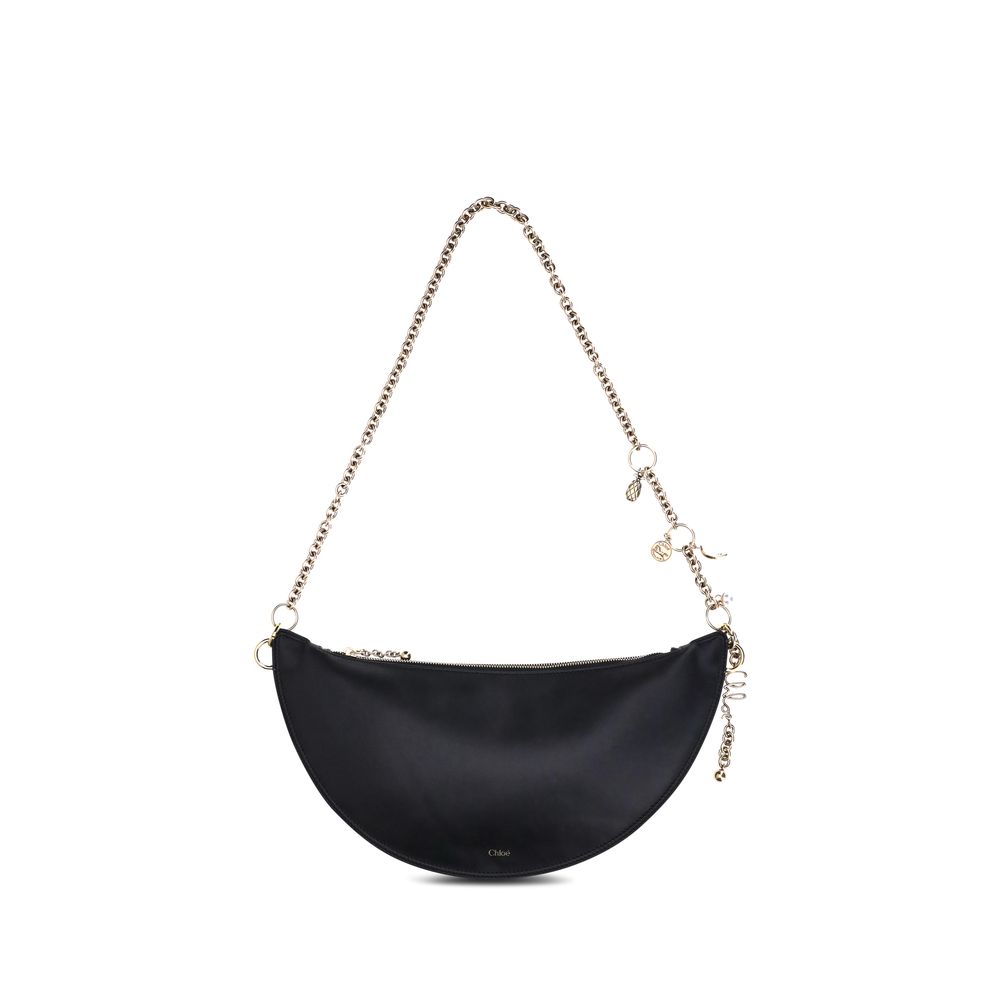 Chloé Black Calf Leather Shoulder Bag nan