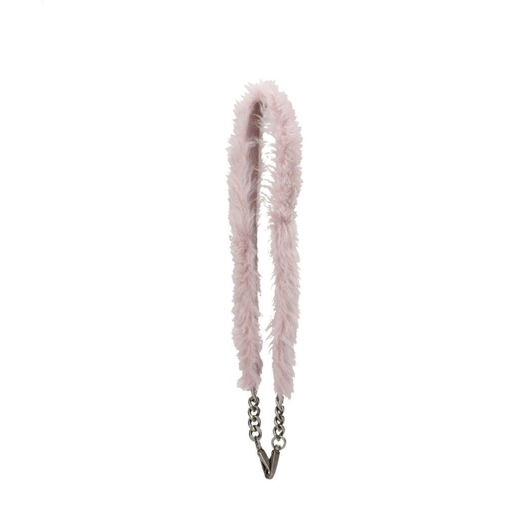 Miu Pink Fur Shoulder Bag nan