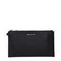 Michael Kors Black Leather Clutch Bag