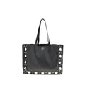 Valentino Garavani Black Calf Leather Shoulder Bag nan